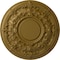 Ekena Millwork Jackson Ceiling Medallion (Fits Canopies up to 13 1/2"), Hand-Painted Gold, 32 3/4"OD x 2 1/2"P CM32JAGLS - alternate 1